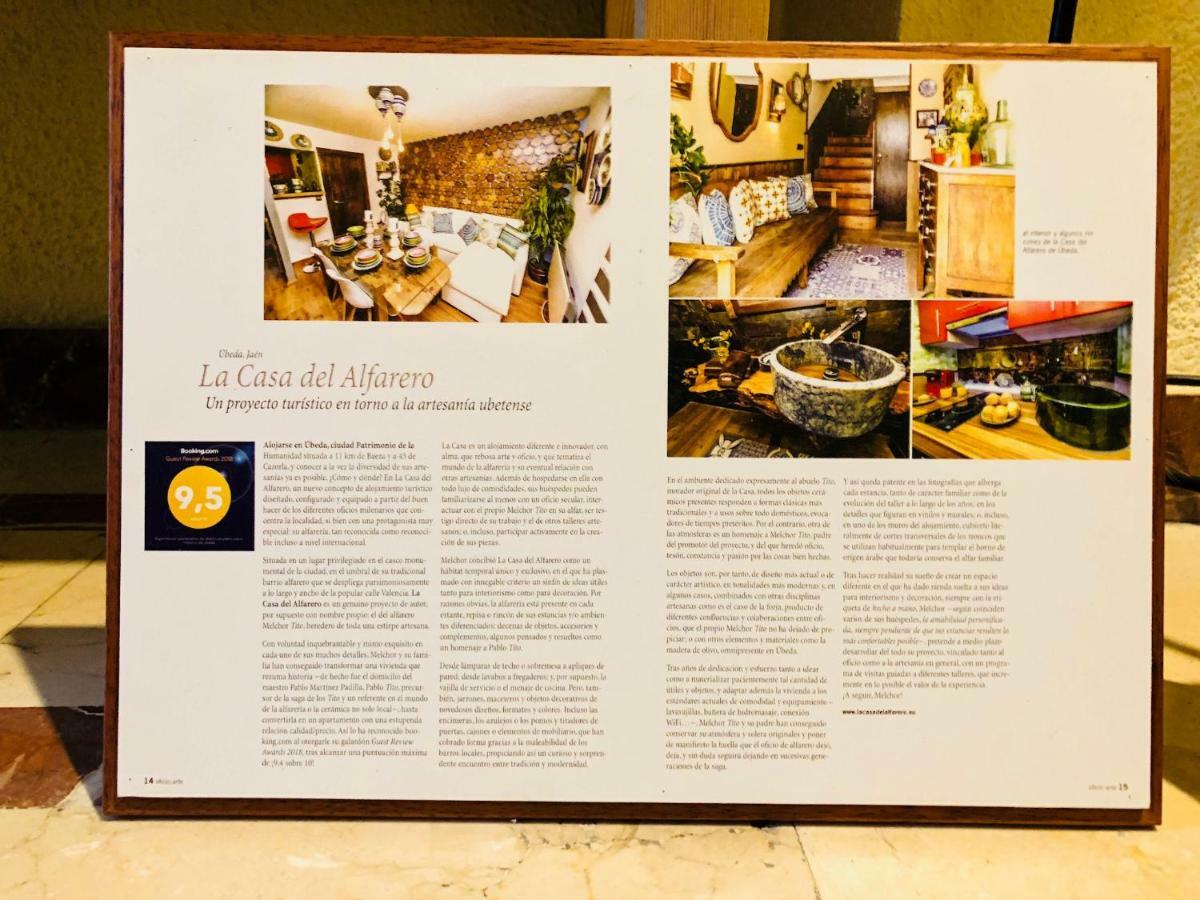 La Casa Del Alfarero - Premio Andalucia De Artesania Villa Úbeda Exterior foto